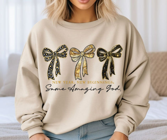 New Year New Beginnings Same Amazing God - DTF