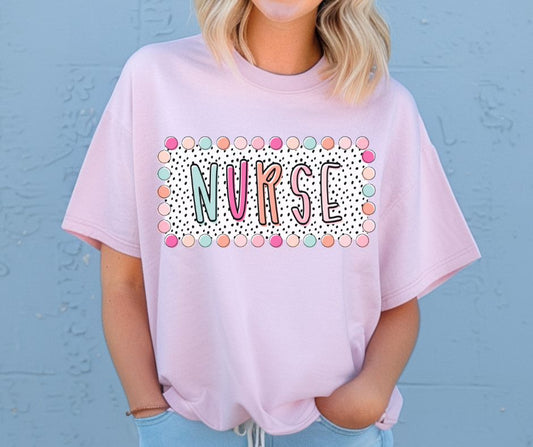 Nurse (Summer Dots) - DTF