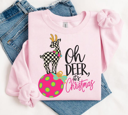 Oh Deer Its Christmas - DTF