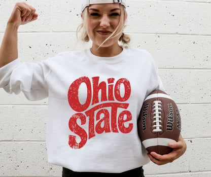Ohio State (College Simple Vintage Style) - DTF