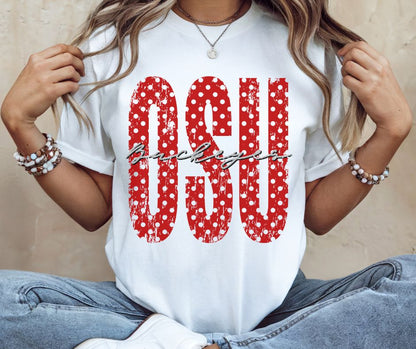 Ohio State (Polka Dot College) - DTF