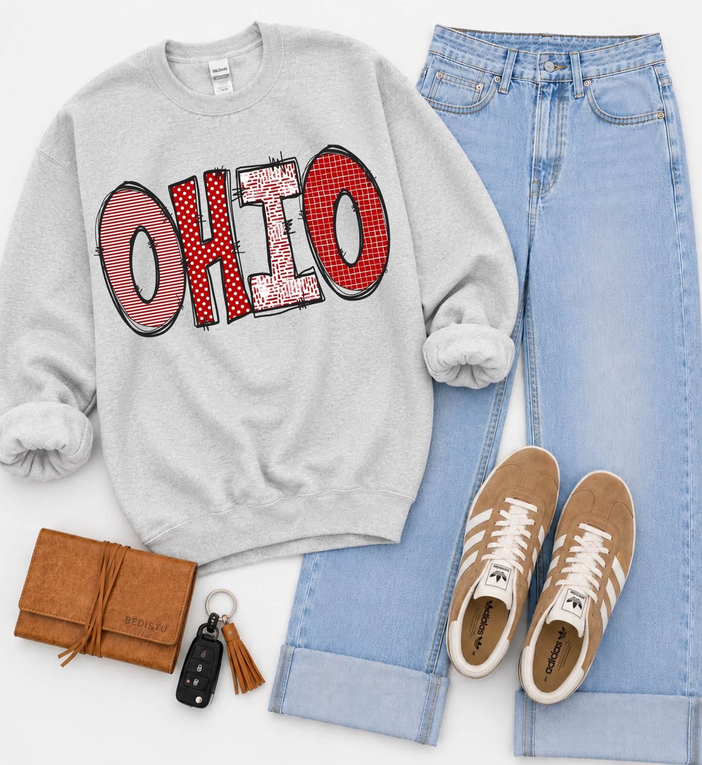 Ohio (Doodle Pattern College) - DTF