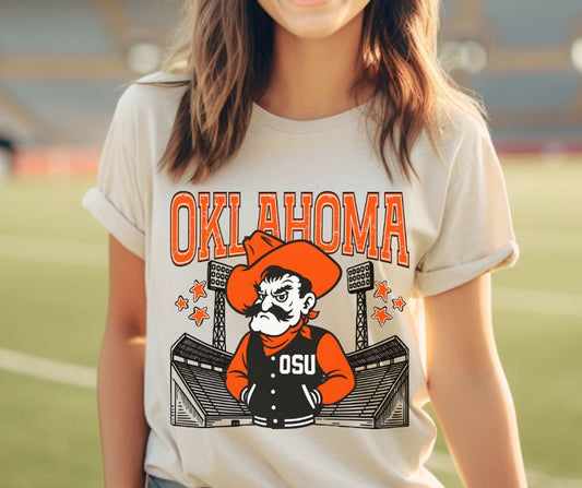 Oklahoma State (College Letterman Mascot) - DTF