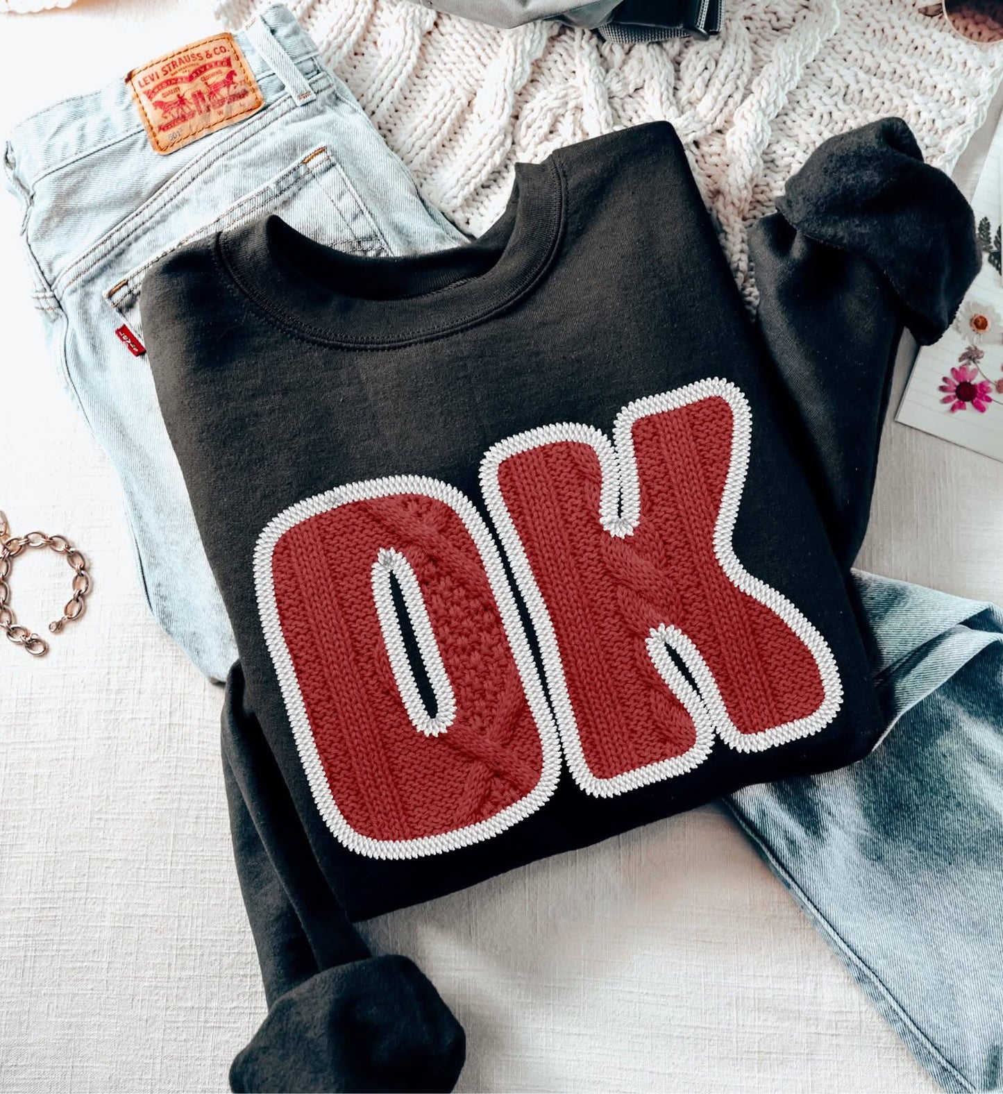 Oklahoma (Sweater Patch Teams) - DTF