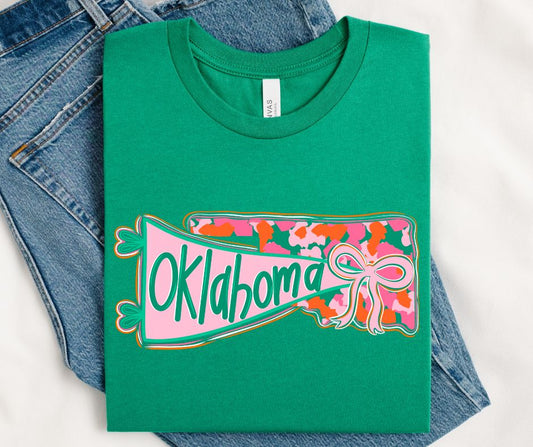 Oklahoma (Preppy Floral Flag State) - DTF