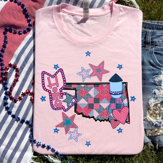 Oklahoma (Patchwork Home States) - DTF