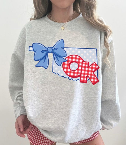 Oklahoma (American Gingham and Stars State) - DTF