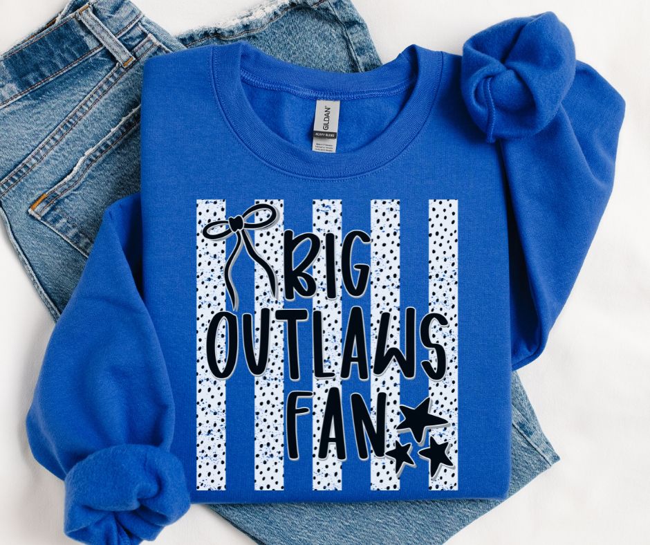 Outlaws (Dottie Stripes Mascot) - DTF