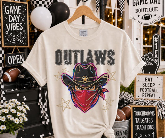 Outlaws (Grunge Varsity Mascot) - DTF