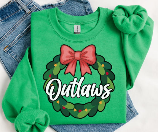 Outlaws (Christmas Wreath Mascot) - DTF