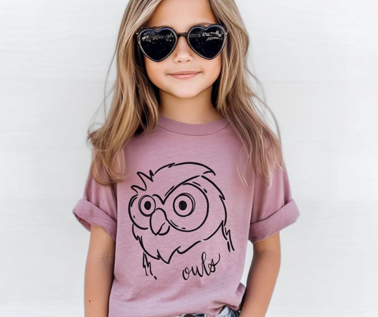 Owls (Doodle Sketch Mascots) - DTF