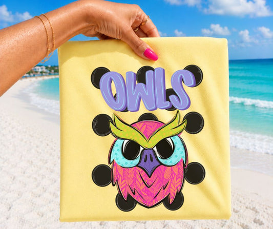 Owls (Polka Dot Mascots) - DTF
