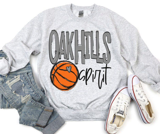 Team Go Spirit Oak Hills (Basketball - Grey) - DTF