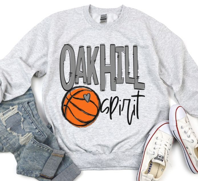 Team Go Spirit Oak Hill (Basketball - Grey) - DTF