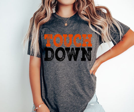 Touch Down (orange/black) - DTF