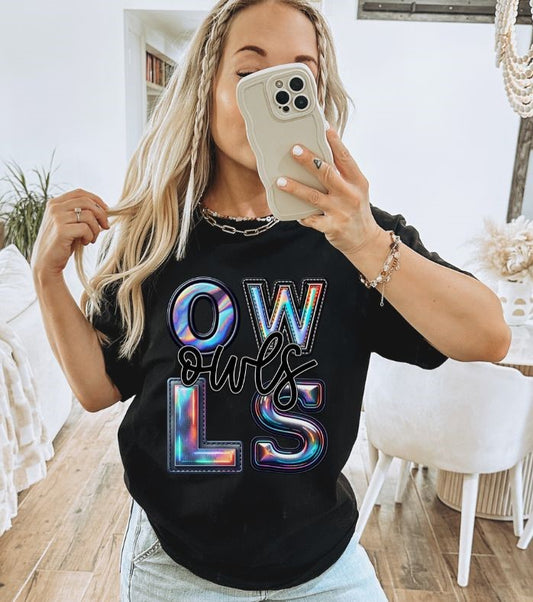 Owls (Holographic Mascots) - DTF