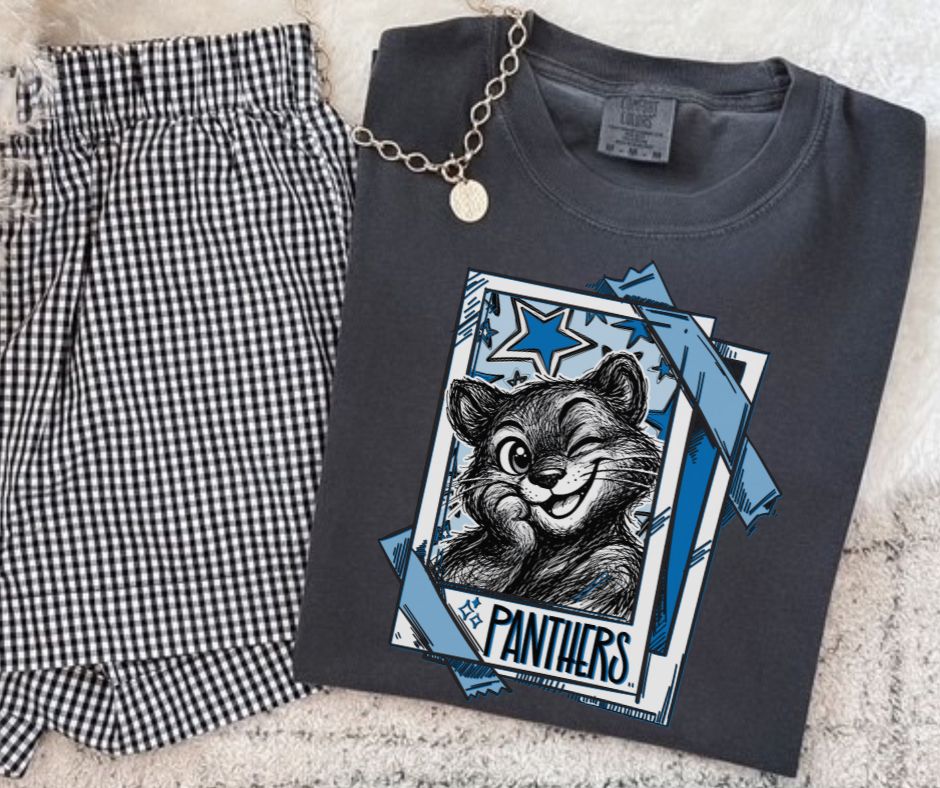 Panthers - Carolina Blue (Cutie Patootie Mascots) - DTF