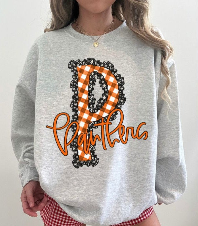 Panthers - Orange (Daisy Ruffle Mascot) - DTF