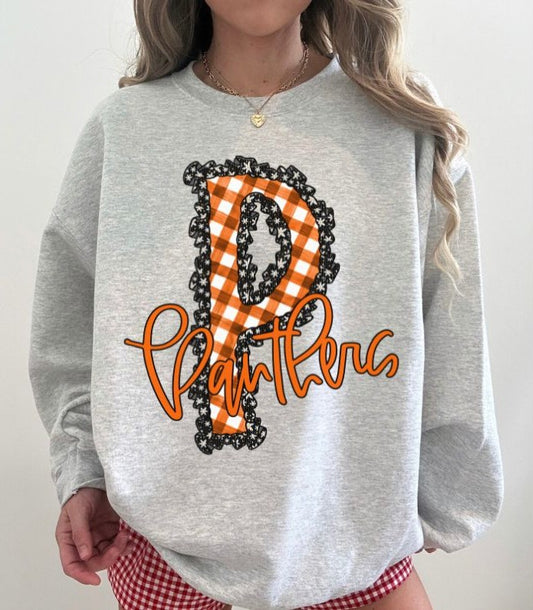 Panthers - Orange (Daisy Ruffle Mascot) - DTF