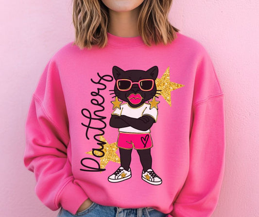 Panthers (Glitzy Mascots) - DTF