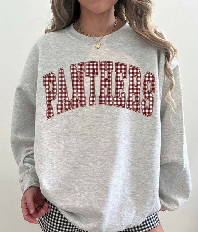Panthers (Gingham Varsity Arch Mascot) - DTF