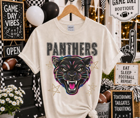 Panthers (Grunge Varsity Mascot) - DTF