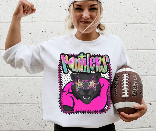 Panthers (Pink Jersey Mascots) - DTF