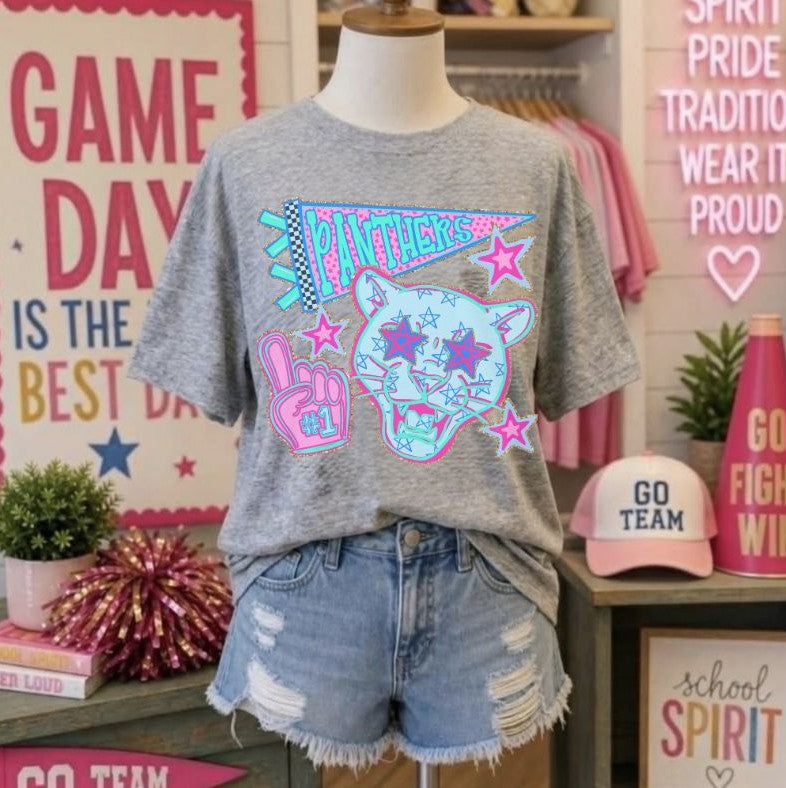 Panthers (Doodle Star Mascot) - DTF