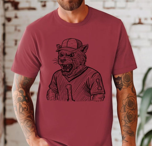 Panther (Sketched Jersey Mascot) - DTF