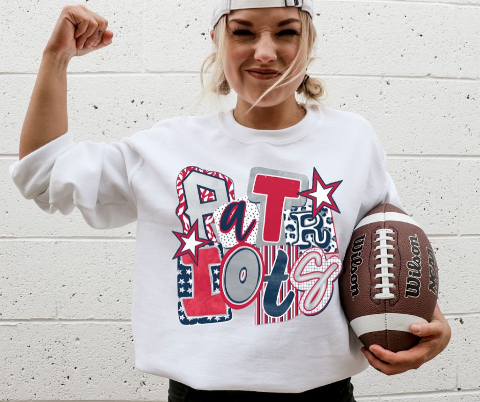 Patriots Mixed Media - DTF