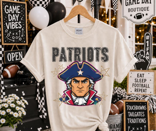 Patriots (Grunge Varsity Mascot) - DTF