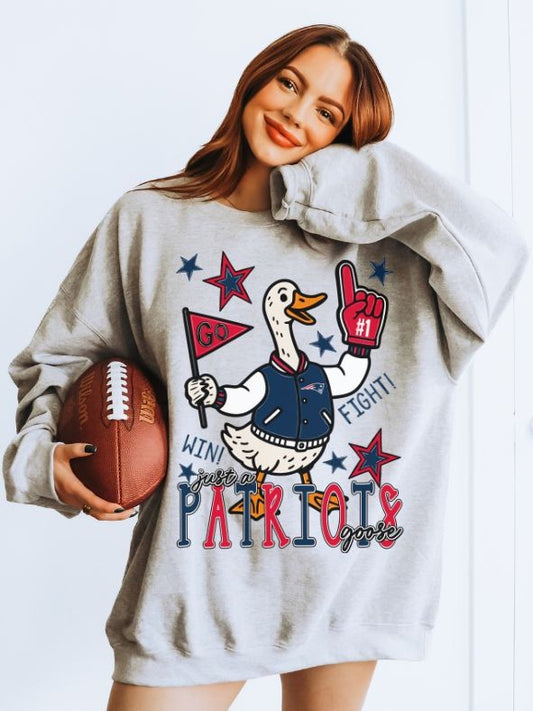 Just a PATRIOTS Goose - DTF