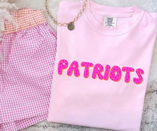 Patriots (Pink Bubble Stars Mascot) - DTF