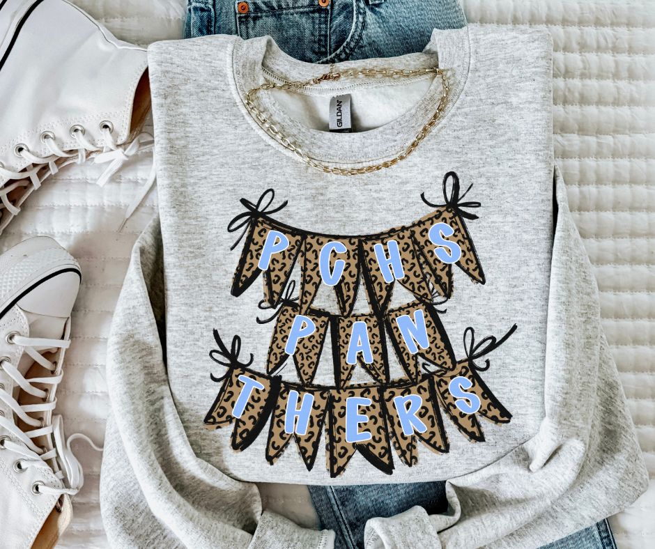 Panthers - PCHS - Leopard (Spirit Pennants) - DTF