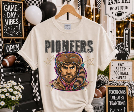Pioneers (Grunge Varsity Mascot) - DTF