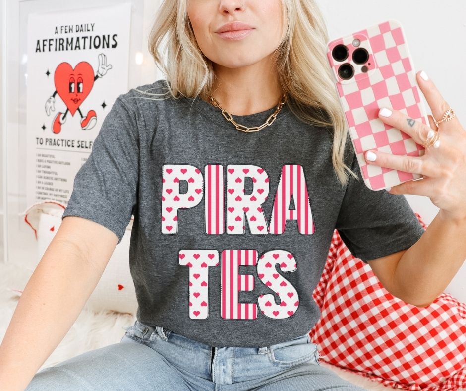 Pirates (Hearts and Stripes Mascot) - DTF