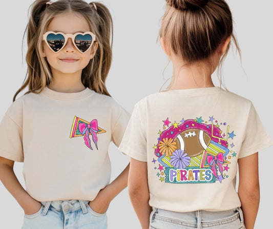 Pirates (Silver Shimmer Football Mascots) - DTF