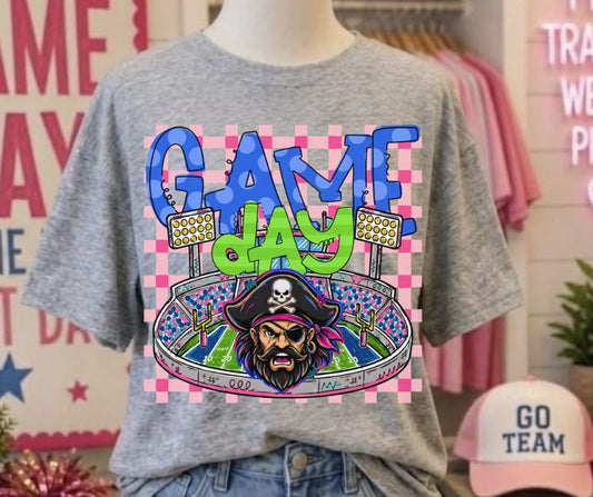 Pirates (Game Day Stadium Plaid Mascot) - DTF