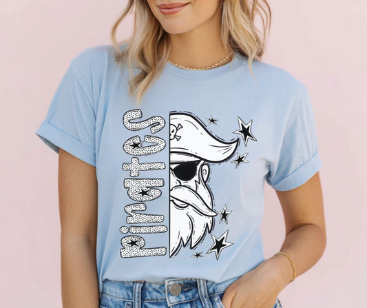 Pirates (Black/White Dotties Mascot) - DTF
