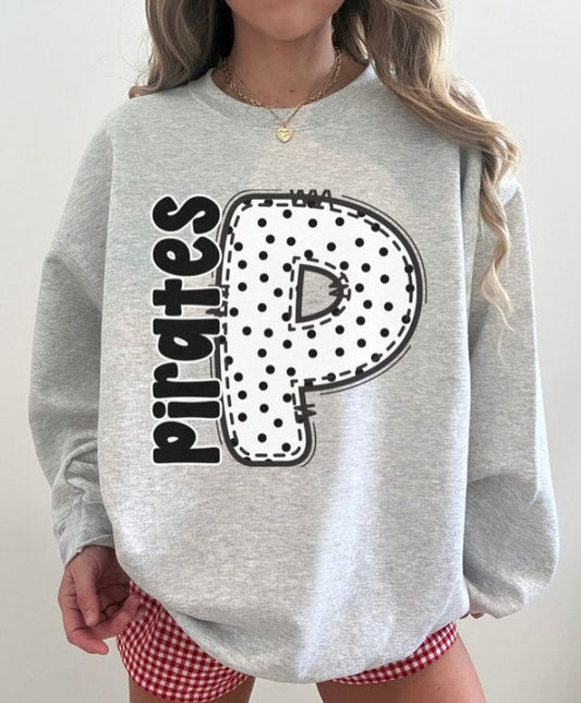 Pirates (Polka Dotted Letter Mascots) - DTF