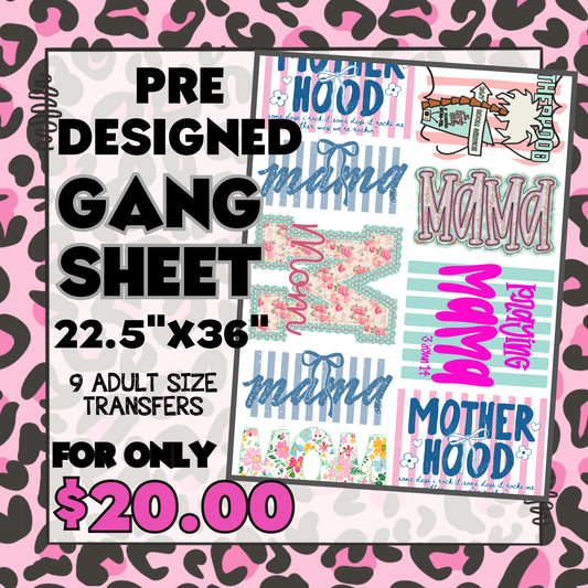 Mothers Day - Pre-designed Gang Sheet