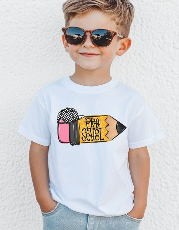 PreSchool (School Pencil Doodle Collection) - DTF