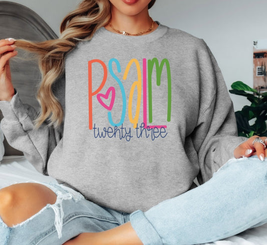 Psalm 23 lettering - DTF