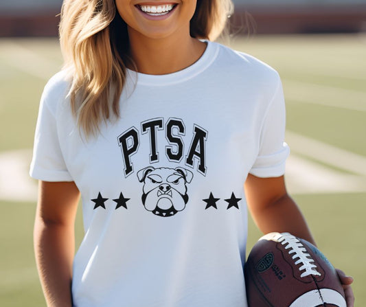 PTSA Bulldogs - Black (Stars & Tradition Mascots) - DTF