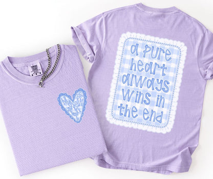 Pure Heart (2-in-1 front/back design) - DTF