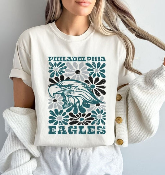 Eagles (Groovy Floral) - DTF