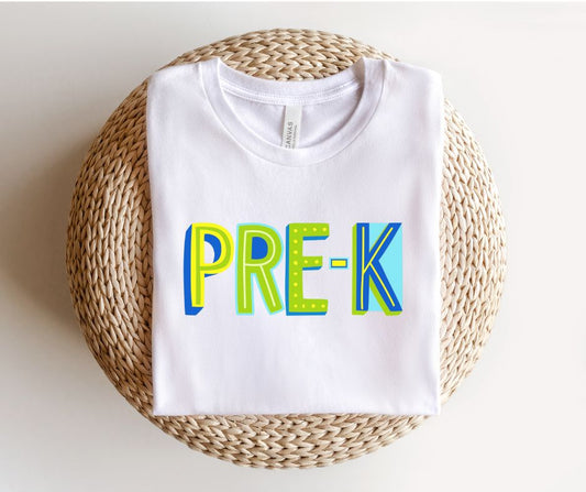 Pre-K (blue/green) - YOUTH - DTF