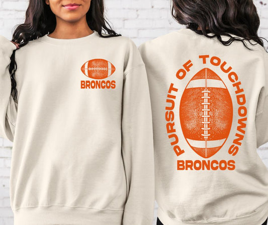 Pursuit of Touchdowns Broncos (orange) - DTF