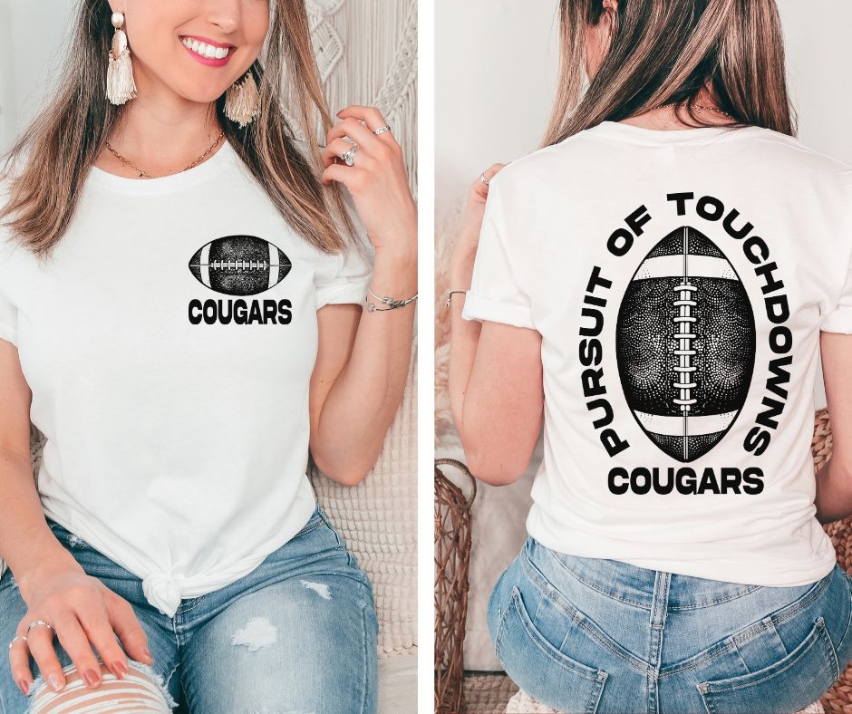 Pursuit of Touchdowns Cougars (black) - DTF