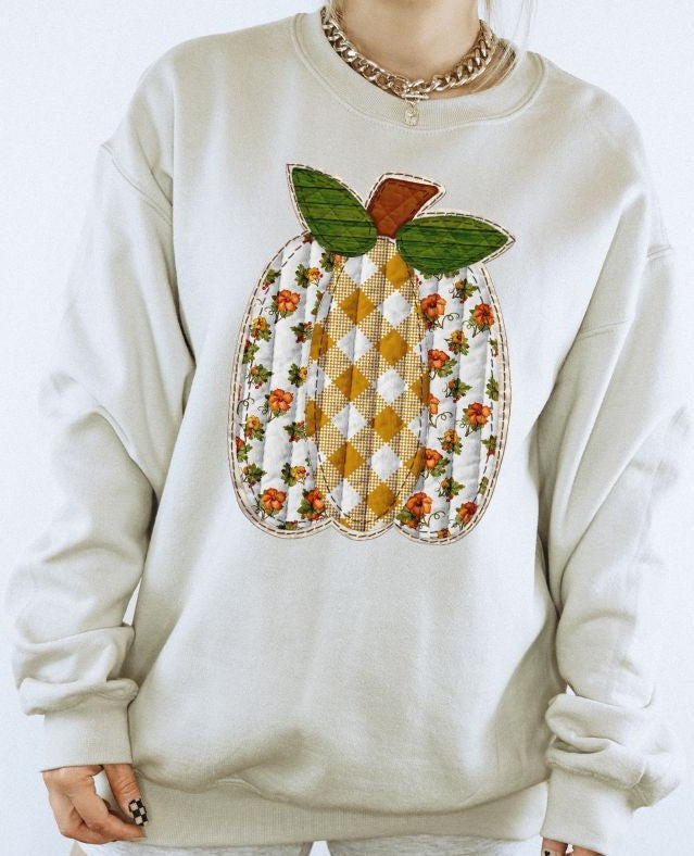 Quilted Pumpkin - DTF